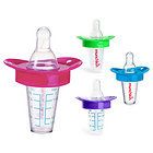 美國麥肯齊Munchkin 嬰兒奶嘴式帶刻度喂藥器 不含BPA防嗆喂藥器 藍(lán)色紅色綠色紫色4色任選