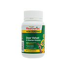 直郵新西蘭賀壽利Healtheries 鹿茸+西伯利亞人參膠囊 補充體力緩解壓力增強免疫力 60粒/瓶