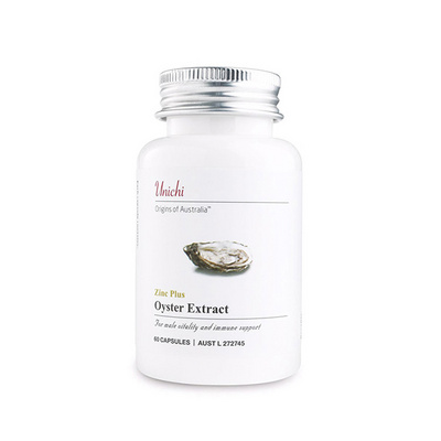 澳大利亞Unichi牡蠣生蠔精華膠囊60粒 溫精補腎刺激荷爾蒙分泌 猛男的秘密