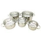 福騰寶WMF不銹鋼雙耳湯鍋5件套 足以讓你施展十八般廚藝的鍋