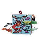 英國邦尼兔Jellycat憨厚動物尾巴趣味教科書 玩具書 智能早教益智