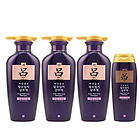 愛茉莉Amore紫呂洗發水套裝400ML*3+180ML洗發露 遠離油膩貼發