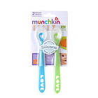 麥肯齊Munchkin麥肯奇柔軟硅膠勺2只裝 造型可愛柔軟舒適防滑耐用 4個月以上寶寶適用