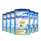 6罐裝英國愛他美新版3段1-2歲進口嬰兒牛奶粉 Aptamil  900g 