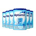 6罐裝英國 原裝進口 Aptamil愛他美 1段奶粉(0-6個月) 900g/罐