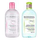 法國Bioderma貝德瑪卸妝水500ML潔膚液 控油藍水/舒緩粉水 帶泵頭更方便