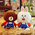 布朗熊公仔可妮兔毛絨玩具  九種規格任選