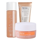 日本輝生肌Re'au護(hù)膚3件套組合裝 100g洗面奶+120ml化妝水+30g保濕霜