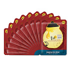 春雨papa recipe紅參面膜10片蜂蜜紅參面膜 滋養保濕彈力舒緩
