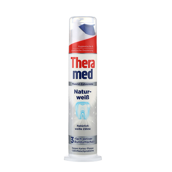 商品名称 德国泰瑞美theramed 银色去垢亮白牙膏 100毫升/支