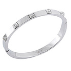 Swarovski 施華洛世奇 簡約水晶Tactic銀色手鐲 508004513342