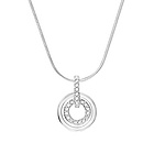 Swarovski 施華洛世奇 時尚焦點圓環水晶項鏈鏈墜 681251