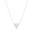 SWAROVSKI 施華洛世奇 女士白金色V形項鏈 5267110