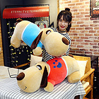 新款大號趴趴狗吉祥物毛絨玩具 兩種顏色任選