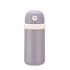 杯具熊Beddy Bear萌系塑玻杯灰色320ML 耐熱耐摔雙層保護(hù) 360度滴水不漏 