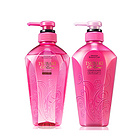 日本Shiseido/資生堂 粉椿洗發護發套裝無硅油（限定新款） 450ml*2瓶