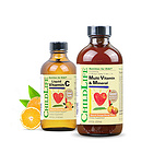 美國童年時光Childlife 維生素C補充液+23種復合維生素營養液組合套裝 至2019年4月份以后