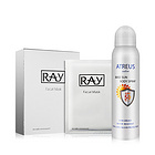泰國ATREUS防曬噴霧*1+泰國RAY銀色保濕蠶絲面膜10片/盒*1