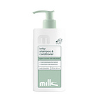 澳洲Milk&Co新款兒童新生嬰兒擠壓式洗發水護發液二合一溫和無淚配方 375ml/瓶 