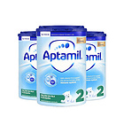 英國 原裝進口 Aptamil愛他美奶粉2段  800g/罐 6-12月  3罐裝 新老包裝隨機發(fā)貨