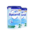 英國 原裝進口 Aptamil愛他美奶粉2段 800g/罐6-12月 2罐裝 新老包裝隨機發貨