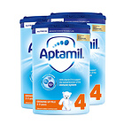 3罐裝 英國原裝進口 Aptamil愛他美奶粉4段800g/罐 2-3歲 新老包裝隨機發(fā)