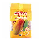 馬來西亞LOT100一百份芒果果汁軟糖150g兒童零食水果糖QQ糖果