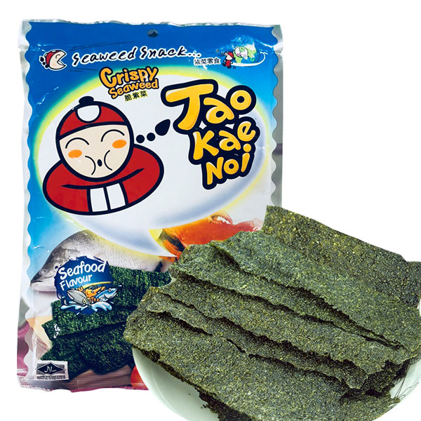 泰国老板仔(taokaenoi)海鲜味海苔即食海苔卷32g