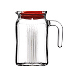土耳其帕莎帕琦（Pasabahce）雪柜樽紅蓋冷水壺600ml 涼水壺玻璃耐高溫 防爆涼水壺