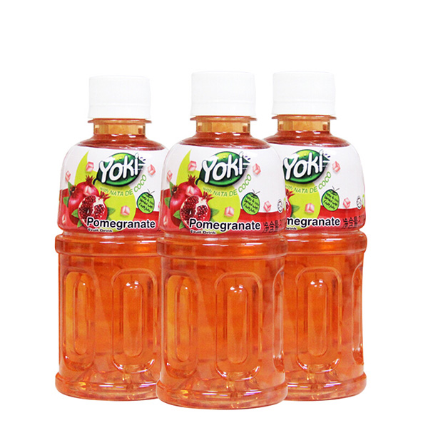 商品名称       马来西亚yoki洋一红石榴果汁饮料(含椰纤果)320ml