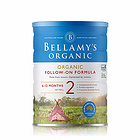 澳大利亞原裝進口 Bellamy’s/貝拉米 嬰幼兒有機奶粉2段 900g/罐