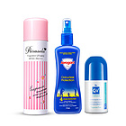 【夏日組合】【香港直郵】日本Naris up 娜麗絲防曬噴霧 90g+aerogard驅蚊水175ml+qv止汗石