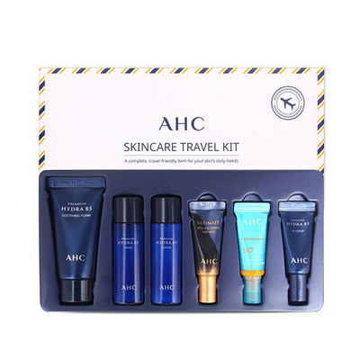 【香港直郵】AHC玻尿酸中樣旅行裝六件套 補水護(hù)膚品套盒