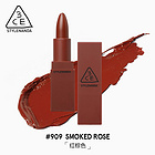 3CE 口紅唇膏情調(diào)配方 秋冬系列909# SMOKED ROSE 磚紅色 3.5g