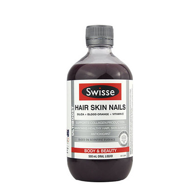 【香港直郵】澳大利亞Swisse  Hair Skin Nails 膠原蛋白口服液500ml 澳洲版和新西蘭版隨機發貨