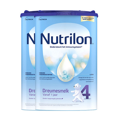 荷蘭原裝進口Nutrilon牛欄嬰兒奶粉4段 800g/罐 2罐裝  新老包裝隨機發貨