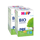 2盒裝喜寶Hipp有機奶粉PRE段600g 0-3個月嬰兒奶粉 口感清淡不上火