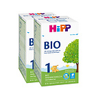 2盒裝喜寶Hipp有機奶粉1段600g 3-6個月寶寶奶粉 有機奶源口感清淡