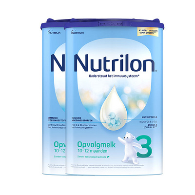 荷蘭原裝進口Nutrilon牛欄嬰兒奶粉3段 10個月以上 2罐裝 新老包裝隨機發貨 