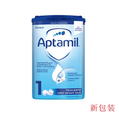 英國 原裝進口 Aptamil愛他美 1段奶粉(0-6個月) 800g/罐 新老包裝隨機發貨
