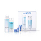 蘭芝LANEIGE水庫清爽水乳2件套 深層補水保濕 柔膚水200ml+乳液120ml/套 送3小樣