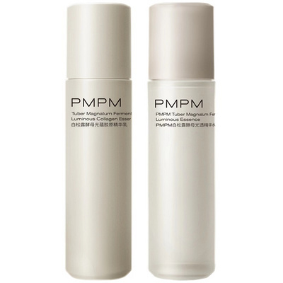 【一般貿易】PMPM白松露酵母光透精華水120ml(新）+PMPM白松露酵母光蘊膠原精華乳100g