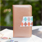 韓國Happymori 金色皮套手機殼