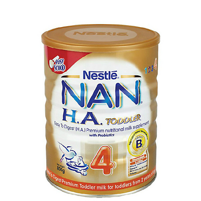 澳大利亞原裝進(jìn)口 Nestle雀巢嬰兒奶粉 NAN HA 超級能恩4段 800g/罐