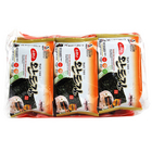 韓國自然美味 開心零食片刻共享 莞島即食調味海苔 （4g*3包） (3袋包郵)