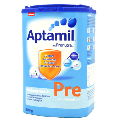 德國原裝進(jìn)口美樂寶Aptamil新版德國愛他美嬰兒奶粉 德愛Pre段 0-3個月800g