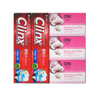 韓國 LG CLINX 可麗絲美白雙倍去漬牙膏2支(贈送ON THE BODY香皂3塊 )