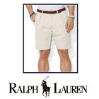 美國(guó)Polo Ralph Lauren[拉夫 勞倫] 男士泰勒斜紋棉短褲