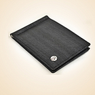 韓國swiss cover 男士純牛皮tray錢夾錢包 黑色