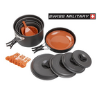 SWISS MILITARY 韓國原裝進口大容量戶外野餐炊具12件套裝 (7~8人用) 